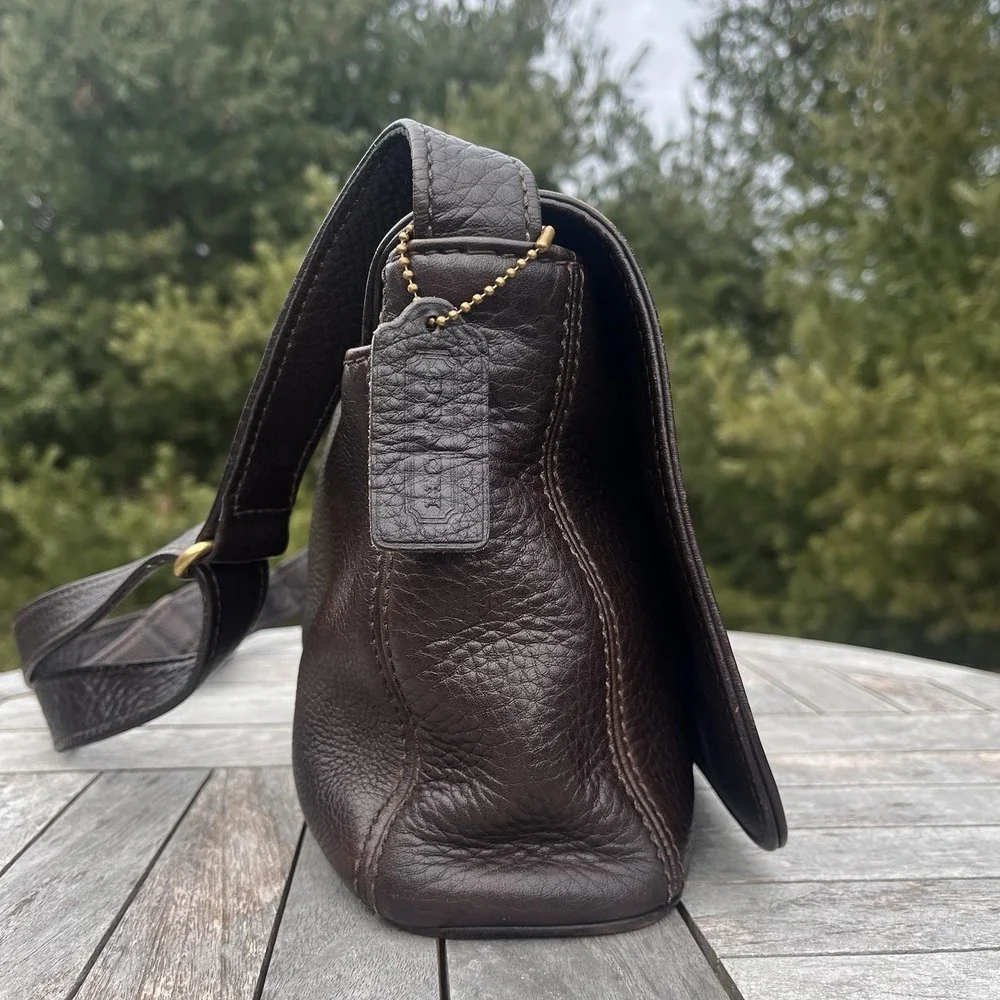 Vintage COACH Sonoma Crossbody Shoulder Bag‎ Brown Leather Purse 4928 Costa Rica